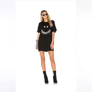 Clary T-Shirt Dress in Black.
